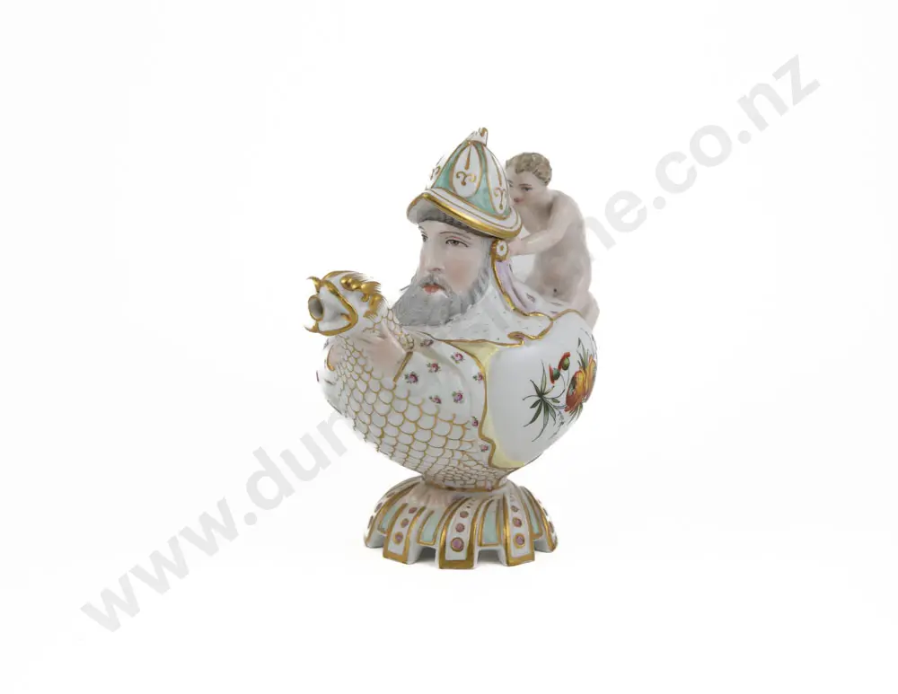 Meissen Marcolini Grotesque Teapot, Circa 1800 Image 1++