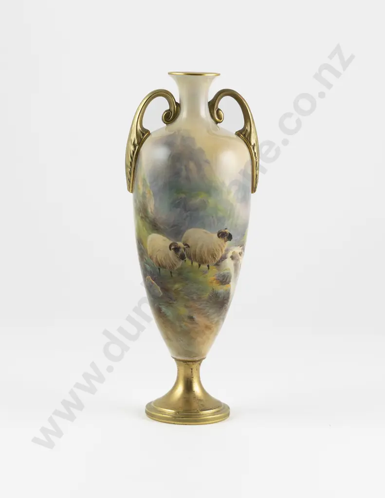 Royal Worcester Vase Image 1++