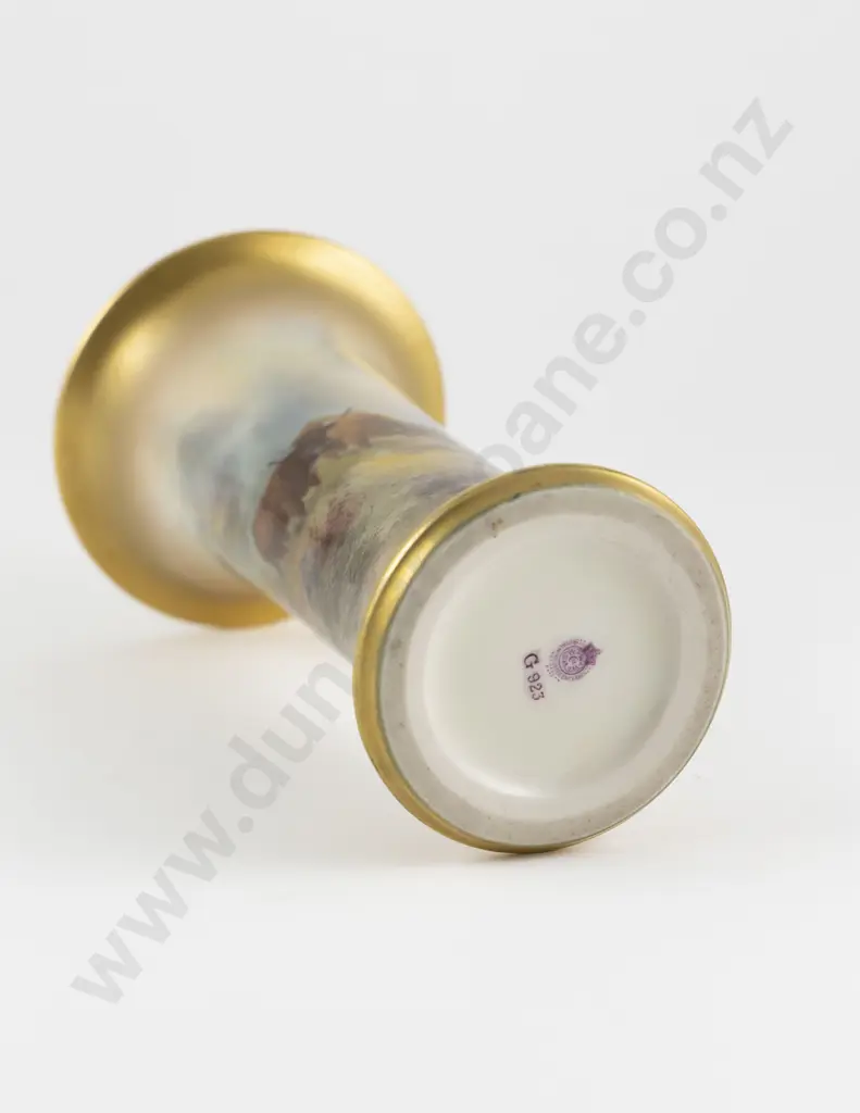 Royal Worcester Trumpet Vase Image 1++