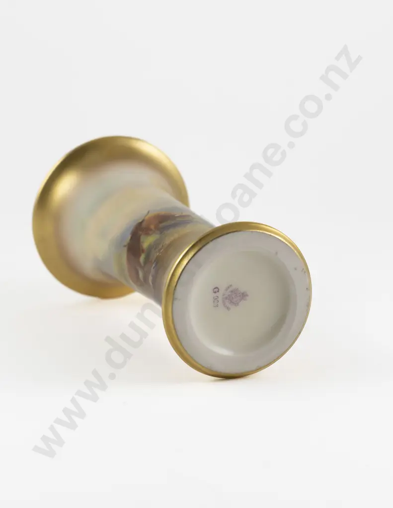 Royal Worcester Trumpet Vase Image 1++