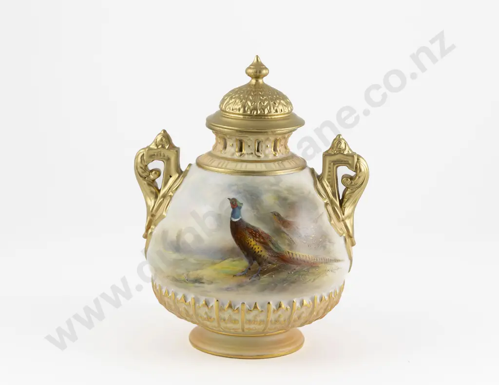 Royal Worcester Vase and Cover Image 1++