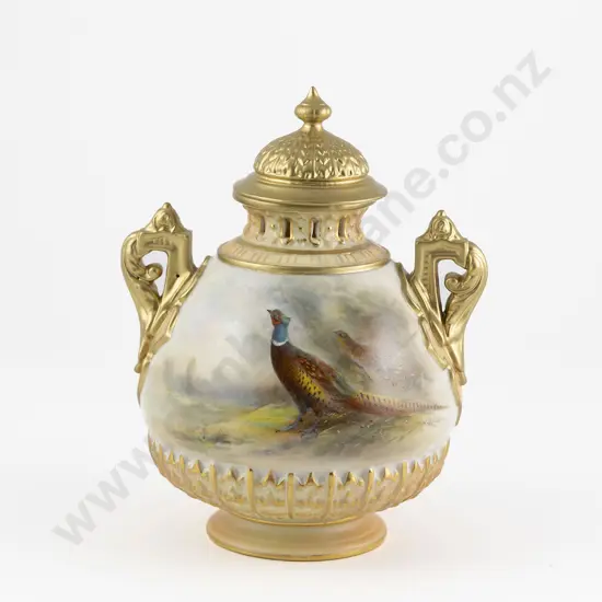 Royal Worcester Vase and Cover