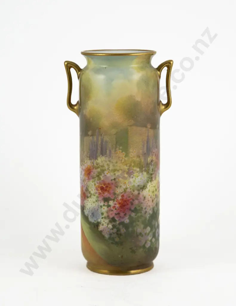 Royal Doulton Hand Painted "Woodside Chenies" Vase By J Price Image 1++