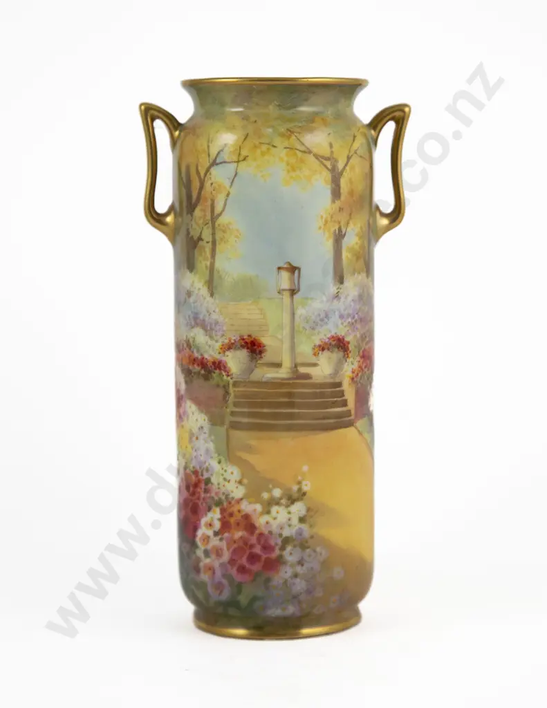 Royal Doulton Hand Painted "Woodside Chenies" Vase By J Price Image 1++