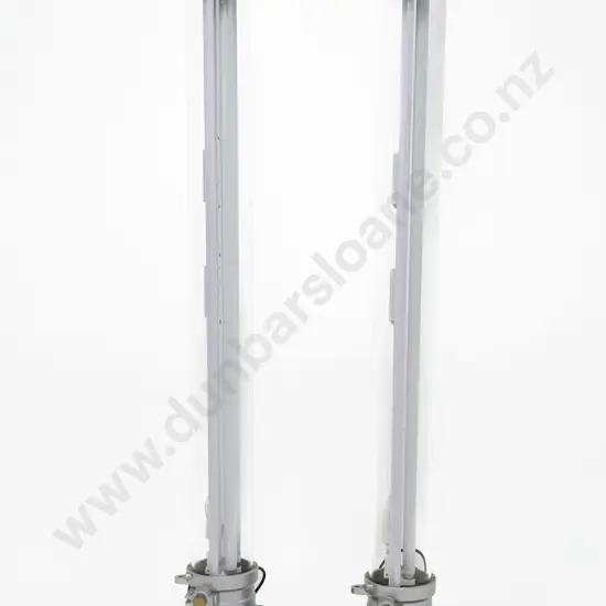 Pair Mid Century Industrial Floor Lamps