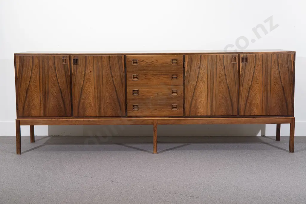 Bernhard Pederson and Son Rosewood Sideboard Image 1++