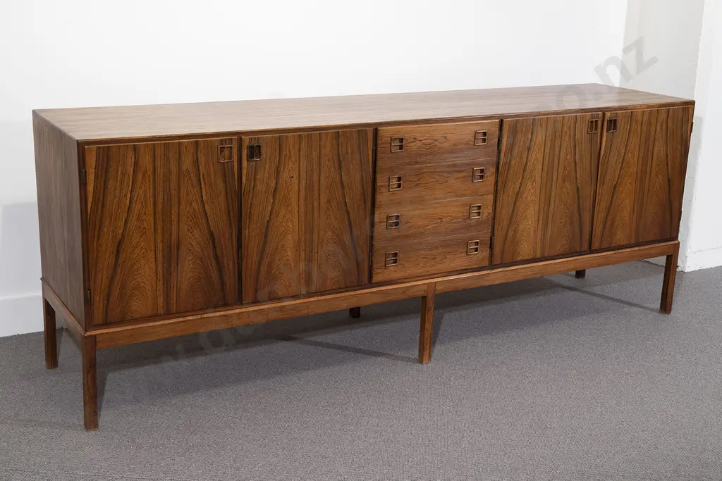 Bernhard Pederson and Son Rosewood Sideboard Image 1++