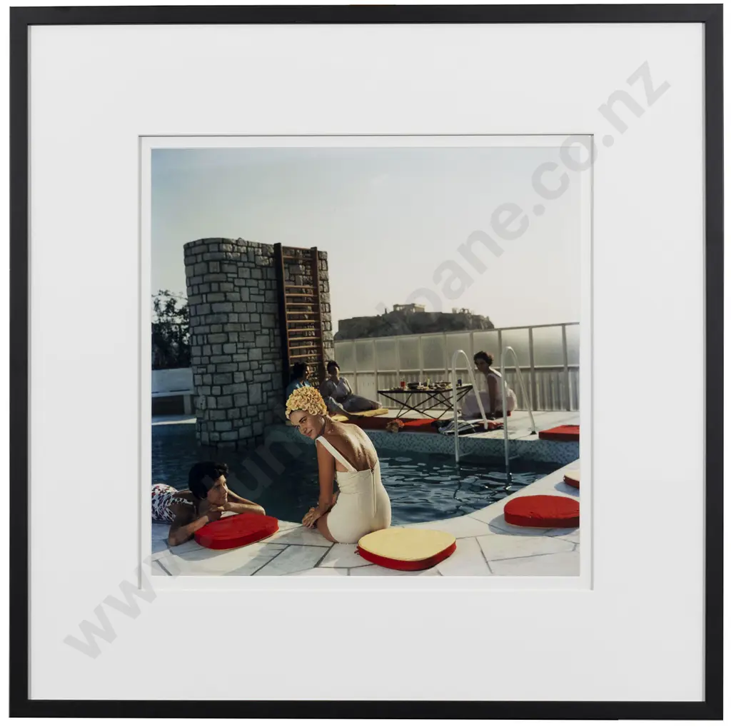 Slim Aarons Penthouse Pool (1961) Image 1++