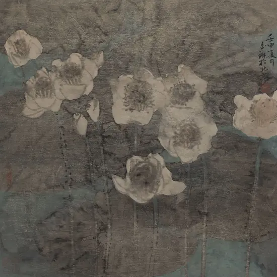 Chinese Flower Study - Poppies