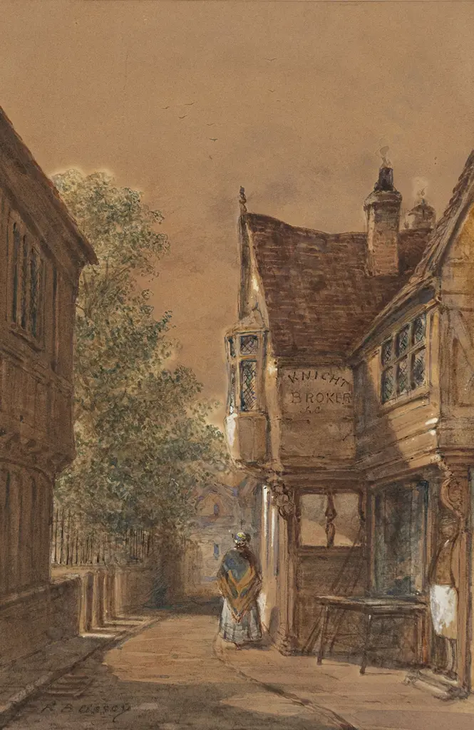 Reuben Bussey (1818 - 93) - Coast Guard Station Caister Norfolk Image 1++