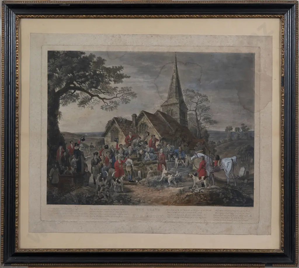 Dean Wolstenholme (1798 - 1882) - The Death of Tom Moody Image 1++