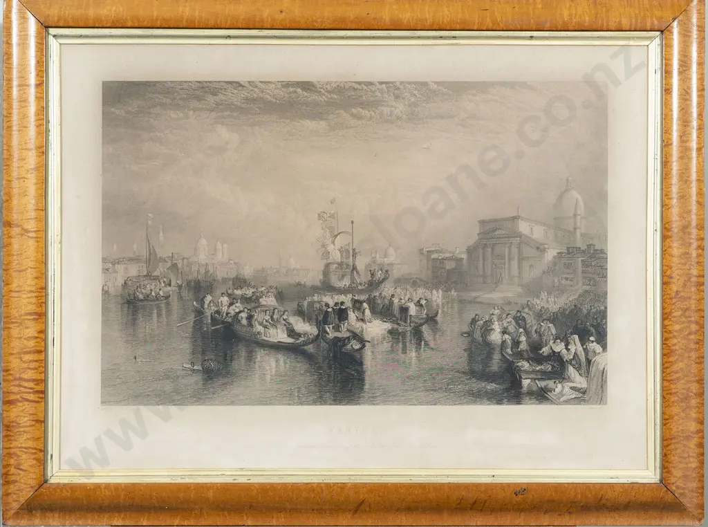 J T Willmore after J M W Turner Engraving of Venice Image 1++