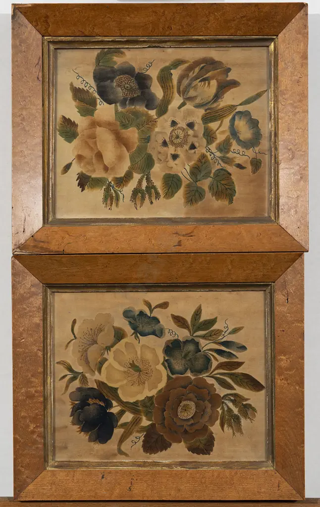 Pair of Victorian Flower Studies Image 1++