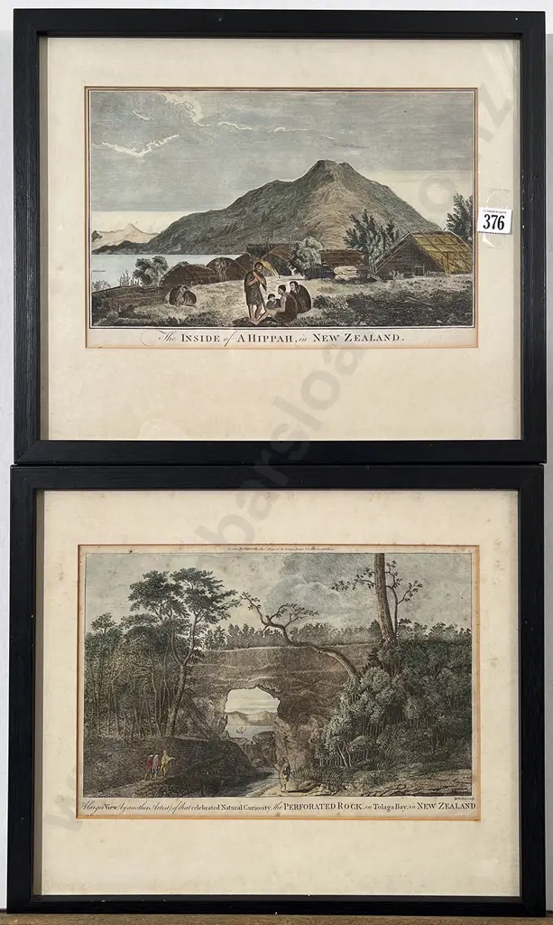 Pair of Copper Plate Hand Coloured Engravings Image 1++