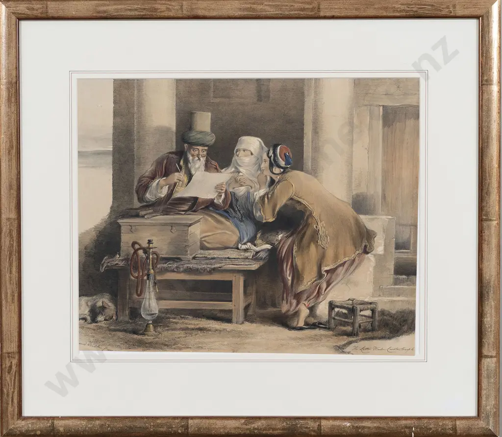 After Sir David Wilkie (1785-1841) Set Of 5 Coloured Portrait Prints Image 1++