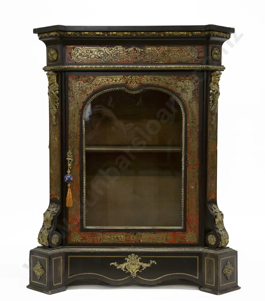 C19th Boulle Pier Cabinet Image 1++