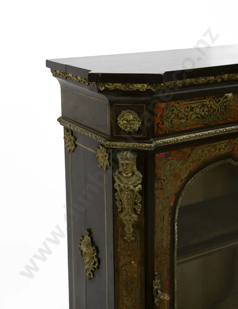 C19th Boulle Pier Cabinet Image 1++