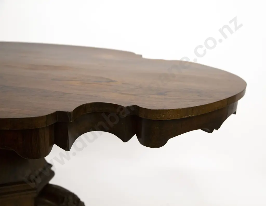 Early Vict Rosewood Snap Top Breakfast Table Image 1++
