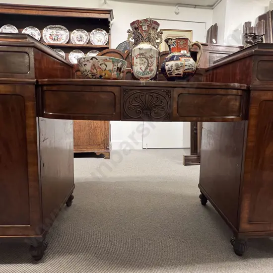 WM IV Mahogany Pedestal Sideboard