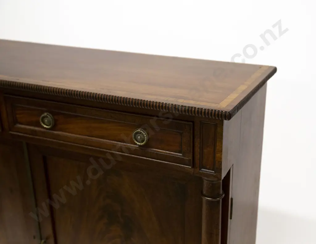 Regency Mahogany & Rosewood Crossbanded Side Cabinet Image 1++