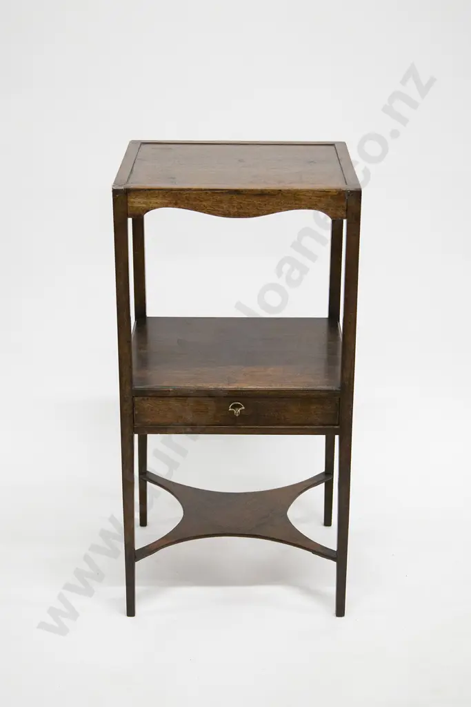 Geo III Mahogany Night Stand Image 1++