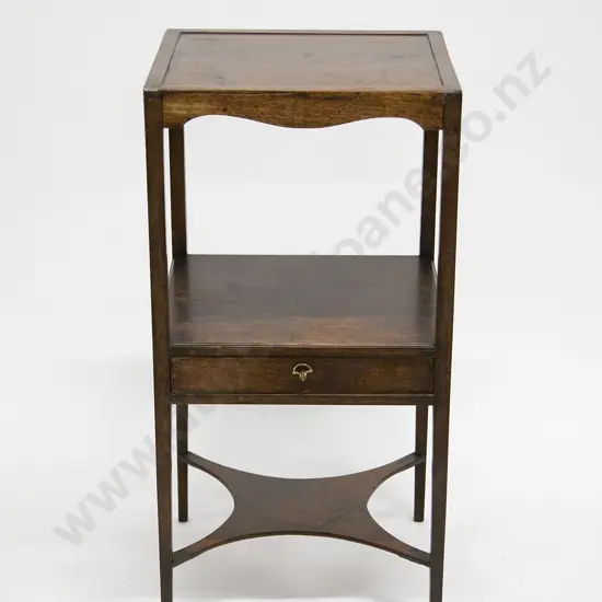 Geo III Mahogany Night Stand