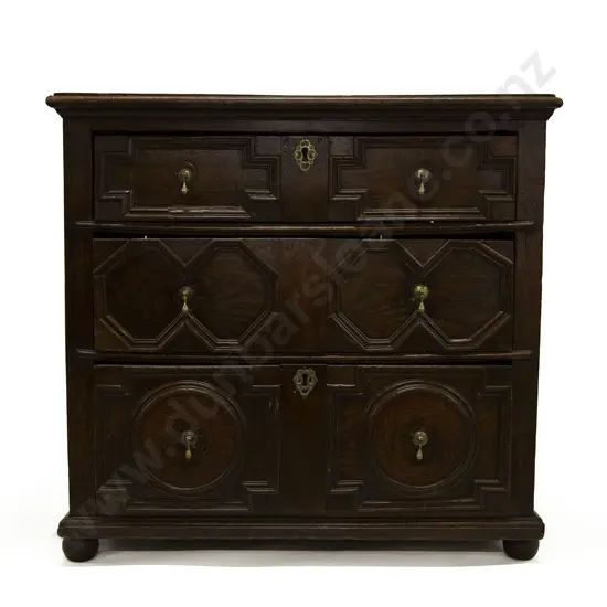 Charles II Oak Chest of Drawers