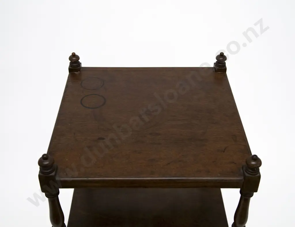 Regency Mahogany Three Tier Whatnot Image 1++