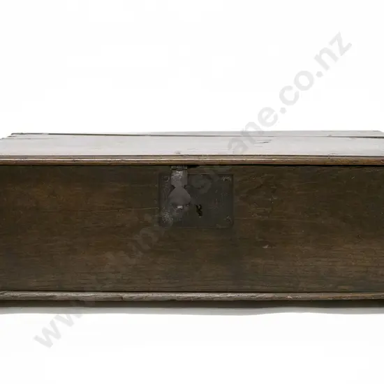 Early Late C17th/Early C18th Oak Bible Box