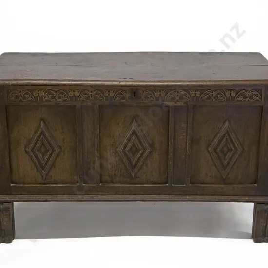 C18th Oak Coffer