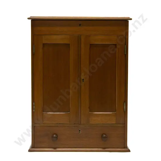 Mahogany Collectors Cabinet