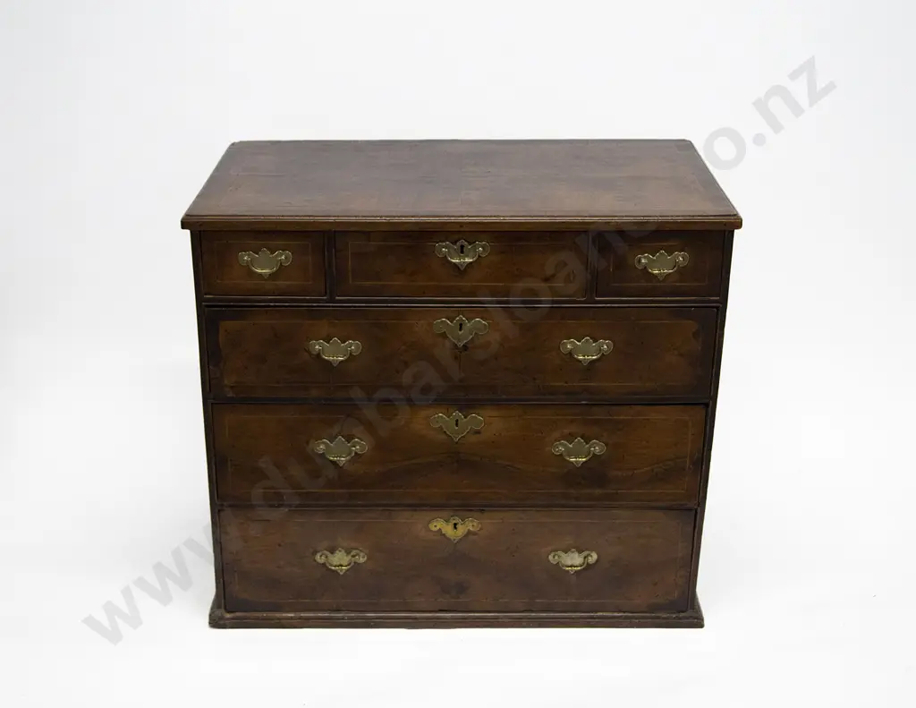 Geo I Walnut Flat Front Chest Image 1++