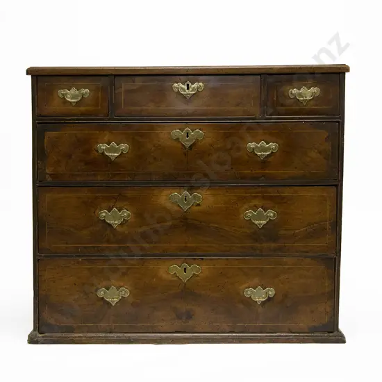 Geo I Walnut Flat Front Chest