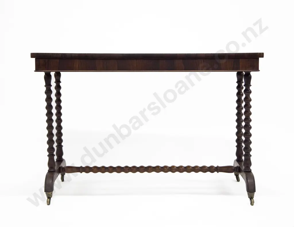 Early Vict Rosewood Window Table Image 1++