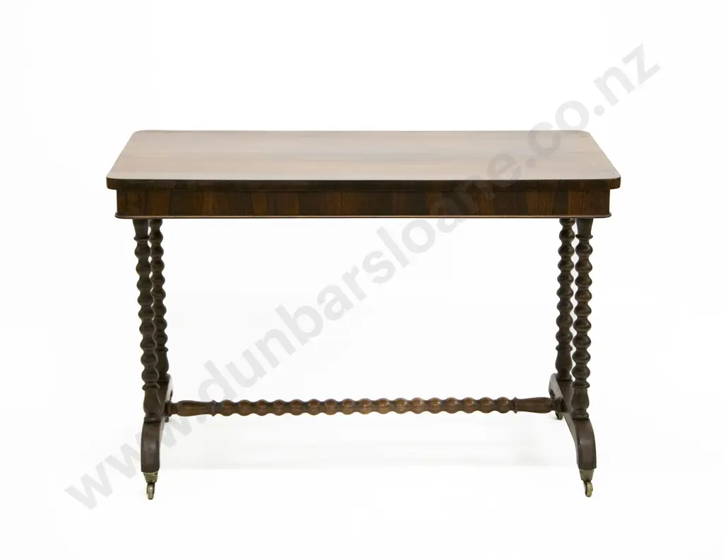 Early Vict Rosewood Window Table Image 1++