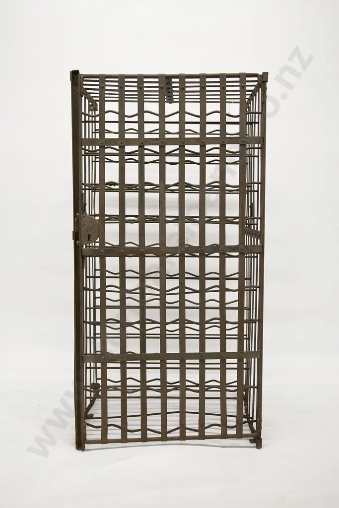 French Wrought Metal Wine Cage Image 1++