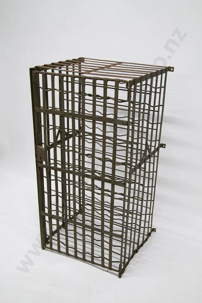 French Wrought Metal Wine Cage Image 1++