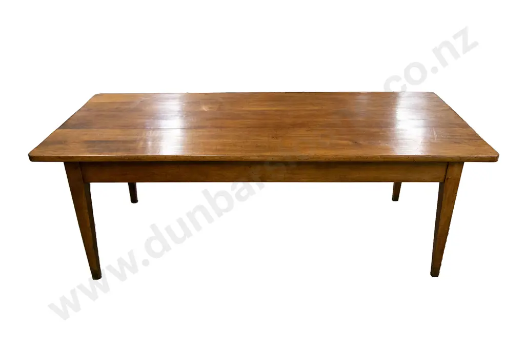 C19th French Fruitwood Farmhouse Table Image 1++