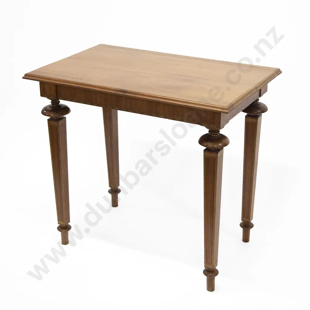 Composed Viennese Mahogany Side Table Image 1++