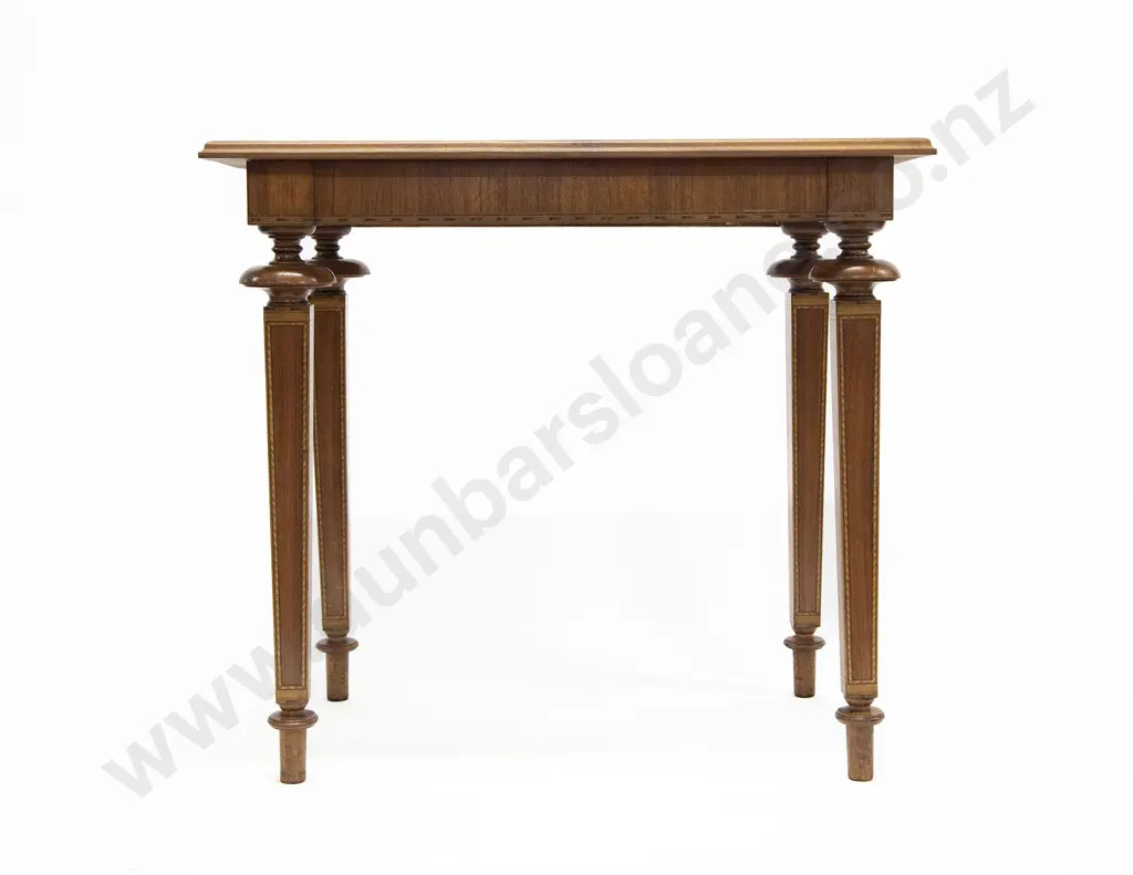 Composed Viennese Mahogany Side Table Image 1++