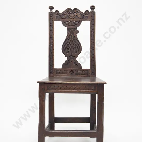 Early C18th Oak Single Chair