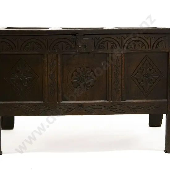 Late C17th Oak Coffer
