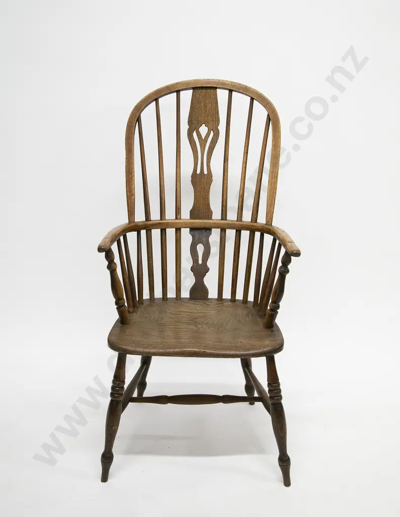 Early C19th Oak & Elm Windsor Chair Image 1++