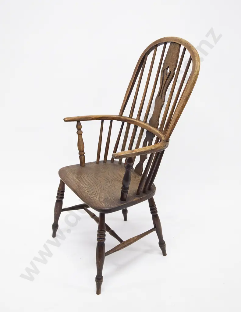 Early C19th Oak & Elm Windsor Chair Image 1++