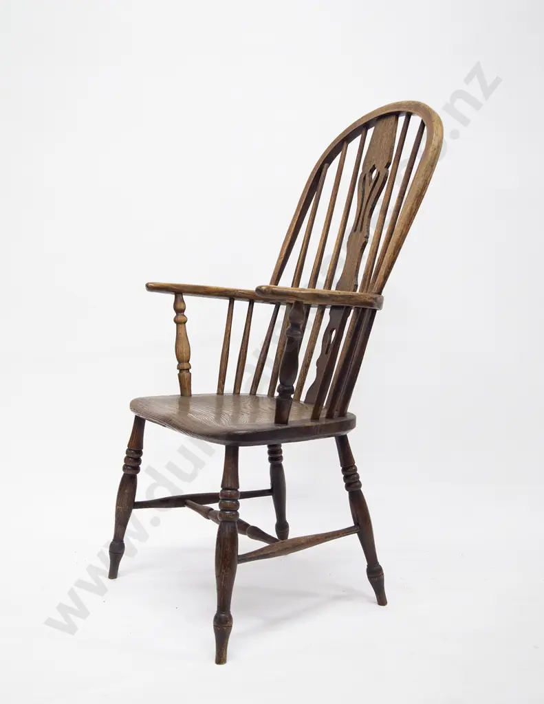 Early C19th Oak & Elm Windsor Chair Image 1++