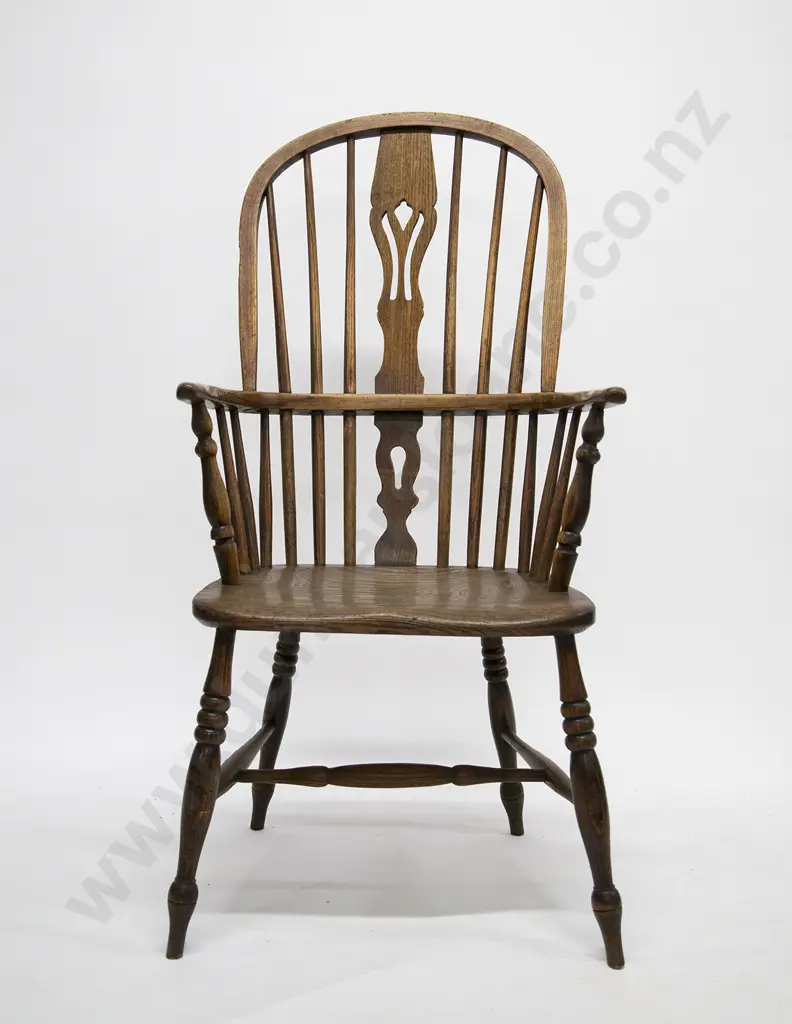 Early C19th Oak & Elm Windsor Chair Image 1++