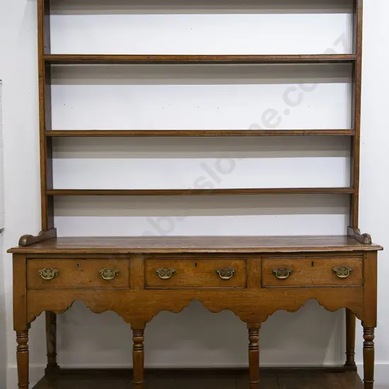 Geo III Oak Welsh Dresser