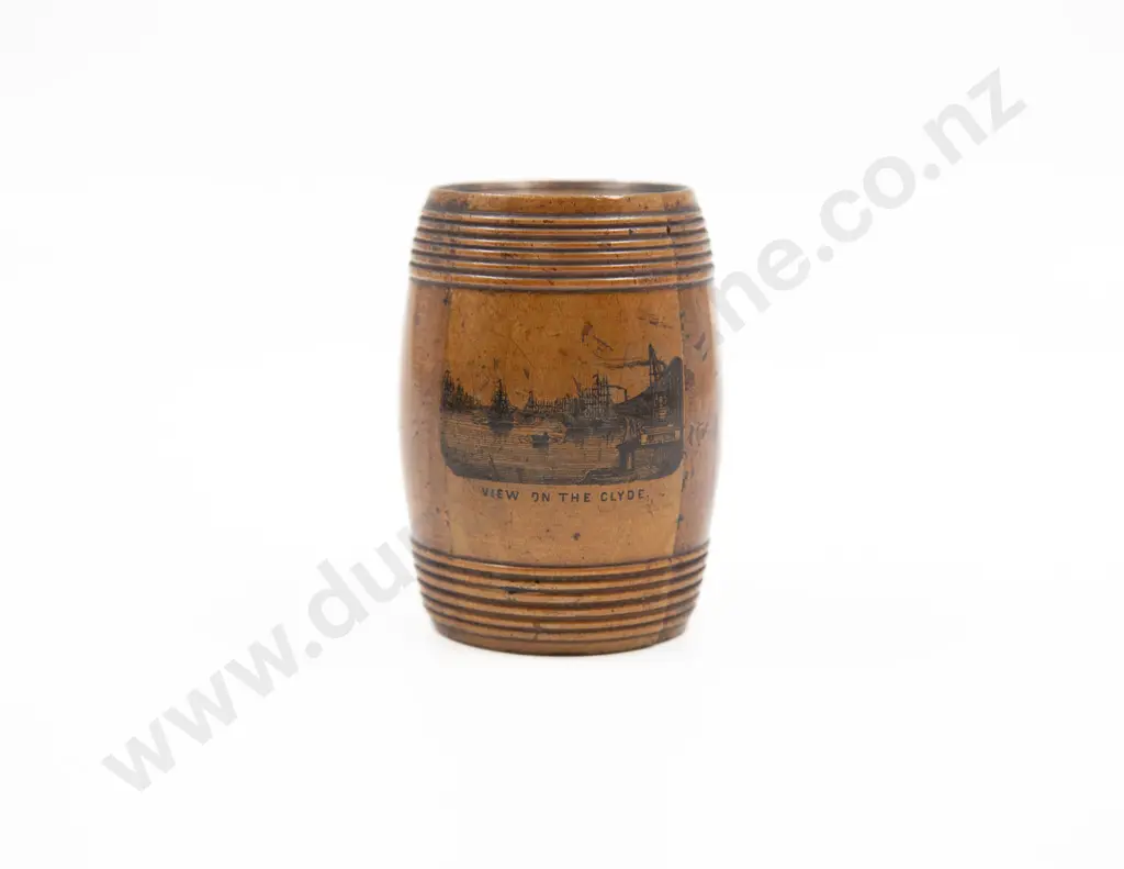 Victorian Mauchline Ware Money Box Image 1++