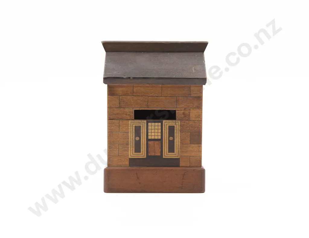 Victorian Marquetry Money Box Image 1++