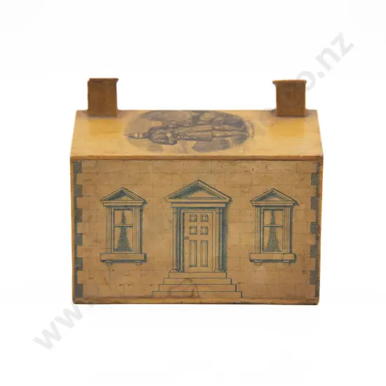 Victorian Mauchline Ware Money Box
